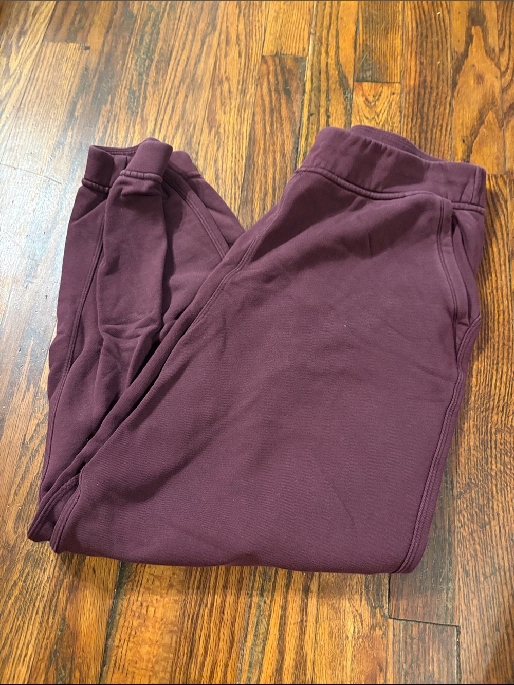 🎉 lululemon athletica Plum Maroon Track Joggers